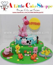 Customised 2D 3D birthday wedding cakes singapore fondant fresh cream