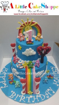 Customised 2D 3D birthday wedding cakes singapore fondant fresh cream