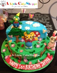 Customised 2D 3D birthday wedding cakes singapore fondant fresh cream